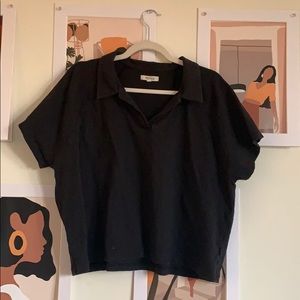 Madewell Black Collared Shirt